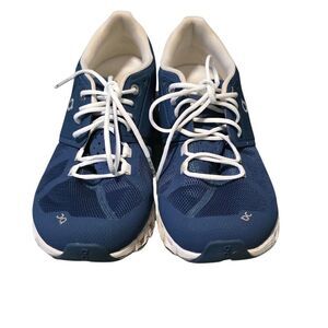 On Cloud Blue And White Running Shoes W8